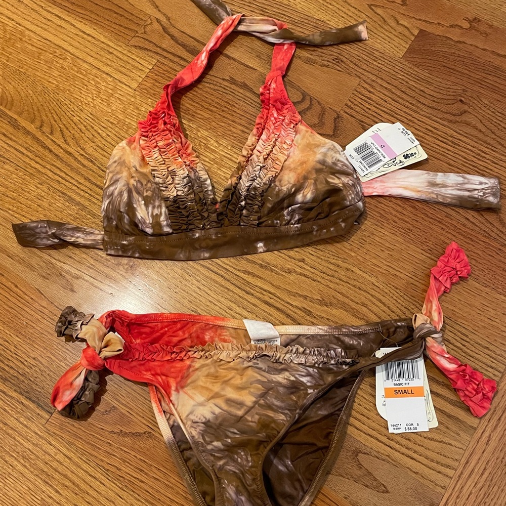 NWT Lucky Brand Tie Dye Bikini
